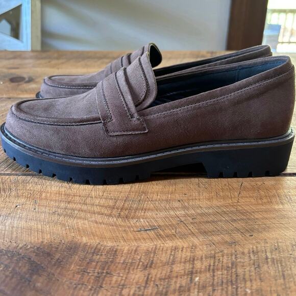 Indigo‎ Rd Womens Brown Loafer Slip On Faux Suede Shoes Size 8M - Picture 6 of 9